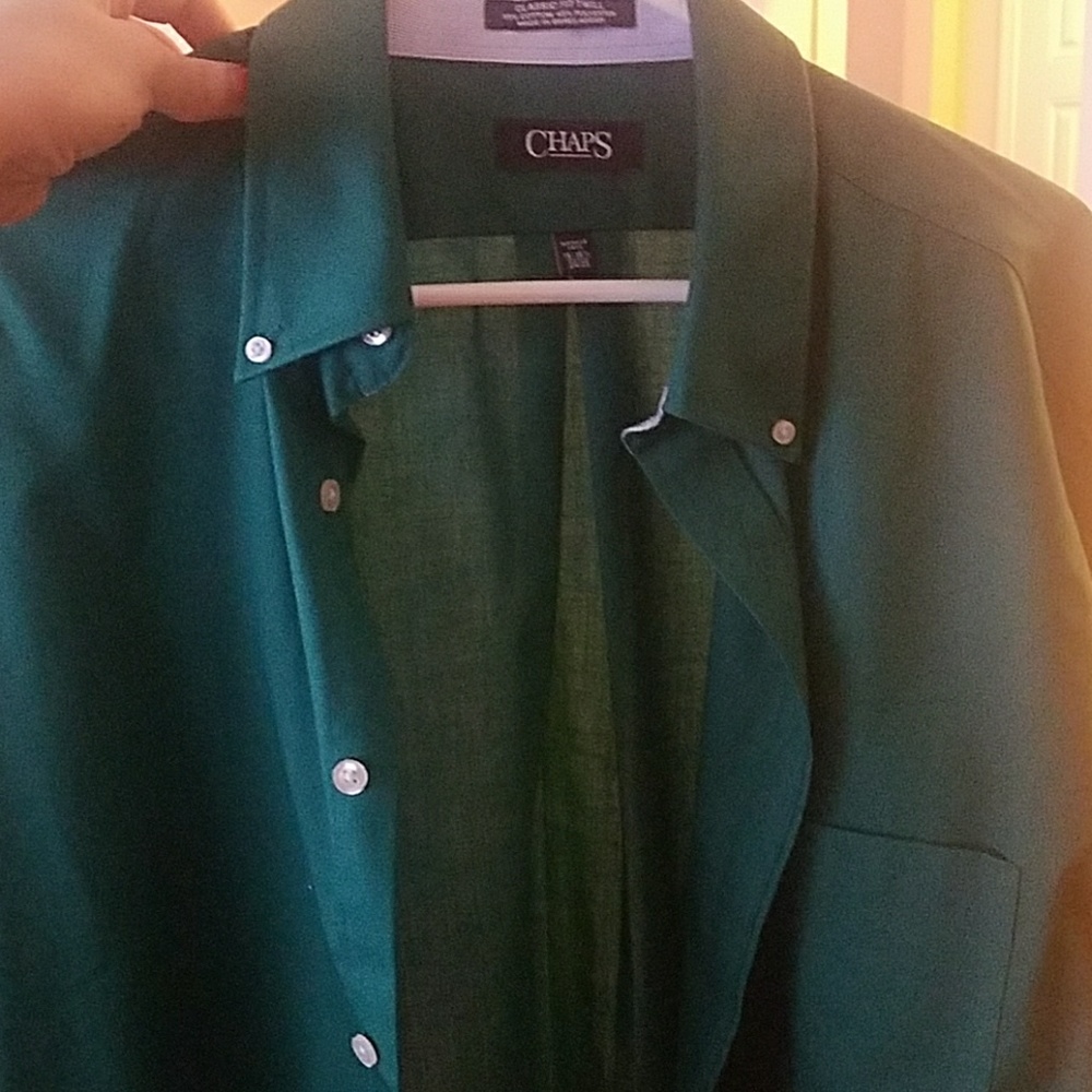 Kelly green dress shirt